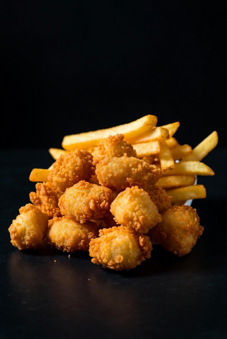 Nuggets og pommes